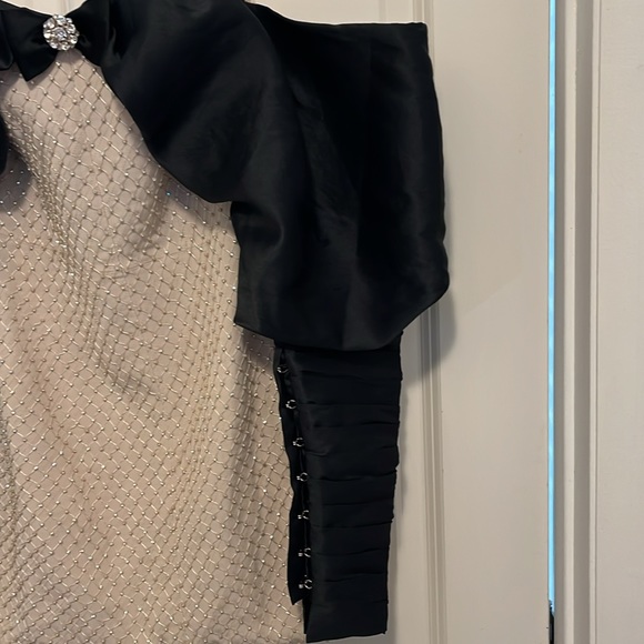 Nafsika Skourti Cream Opera Crystal Mini Dress - Picture 6 of 9